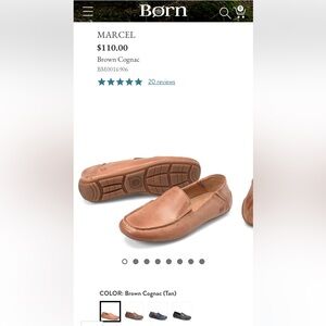 BORN MARCEL  Leather Loafers